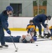 U.S. Coast Guard Academy cadets help train youth hockey team