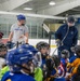 U.S. Coast Guard Academy cadets help train youth hockey team