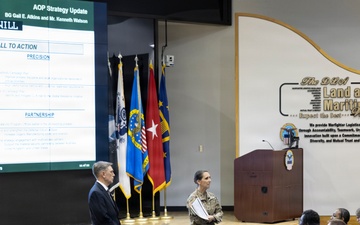 Leaders provide operation updates during quarterly town hall