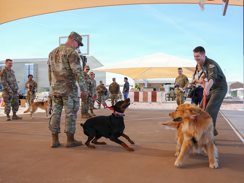 Paws Against Violence: Creech AFB Raises Awareness Through Community and Pets