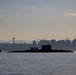 The former USS Sam Rayburn (SSBN 635), now MTS Rayburn, departs Seattle for the final time.