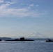 The former USS Sam Rayburn (SSBN 635), now MTS Rayburn, departs Seattle for the final time.