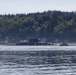 The former USS Sam Rayburn (SSBN 635), now MTS Rayburn, departs Seattle for the final time.