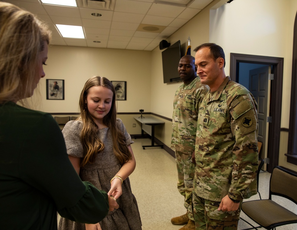 184th Sustainment Command Promotion Ceremony of Maj. Jack Smith