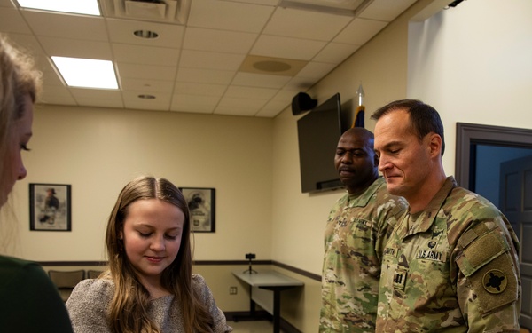 184th Sustainment Command Promotion Ceremony of Maj. Jack Smith