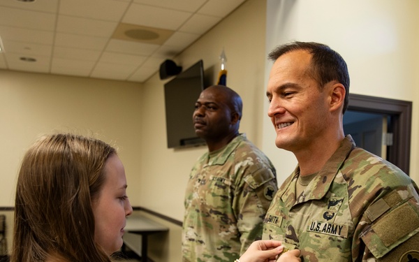 184th Sustainment Command Promotion Ceremony of Maj. Jack Smith