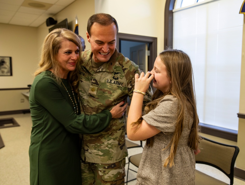 184th Sustainment Command Promotion Ceremony of Maj. Jack Smith
