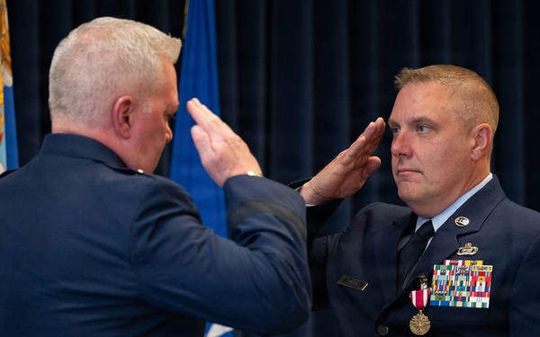 Chief Master Sgt. Joseph Pitta retires from US Air Force