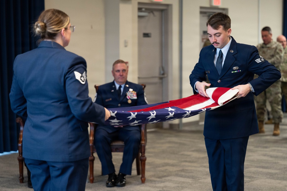 Chief Master Sgt. Joseph Pitta retires from US Air Force