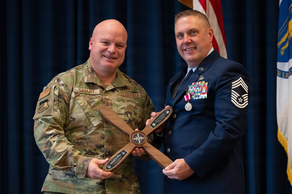 Chief Master Sgt. Joseph Pitta retires from US Air Force