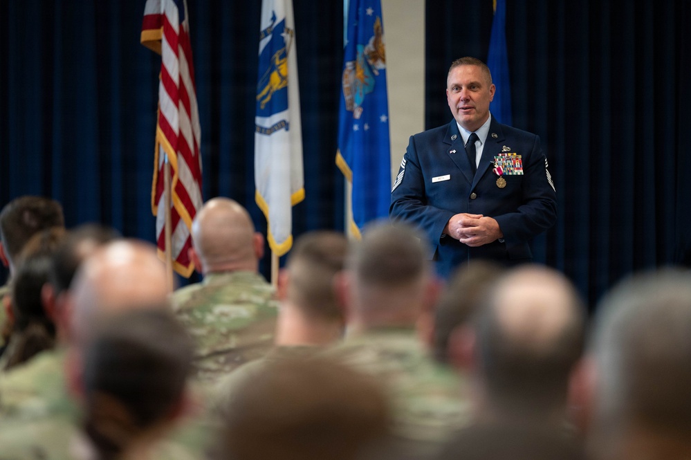 Chief Master Sgt. Joseph Pitta retires from US Air Force