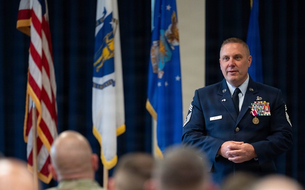 Chief Master Sgt. Joseph Pitta retires from US Air Force