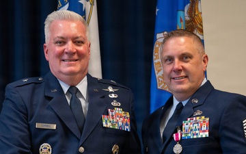 Chief Master Sgt. Joseph Pitta retires from US Air Force