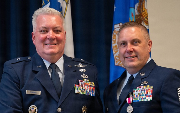 Chief Master Sgt. Joseph Pitta retires from US Air Force