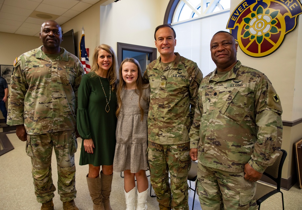 184th Sustainment Command Promotion Ceremony of Maj. Jack Smith