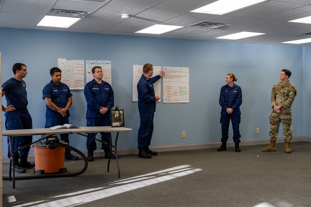 Scott Airmen attend Coast Guard leadership course, strengthening joint-service development