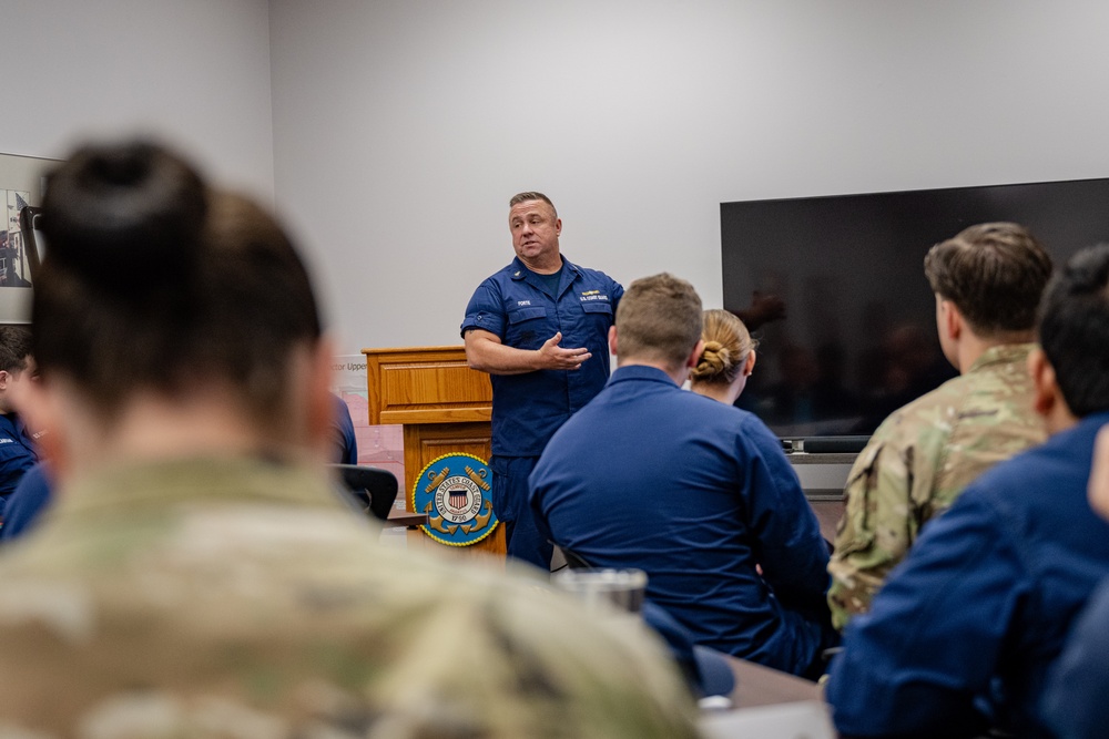 Scott Airmen attend Coast Guard leadership course, strengthening joint-service development