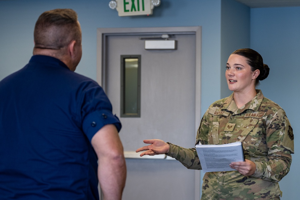 Scott Airmen attend Coast Guard leadership course, strengthening joint-service development