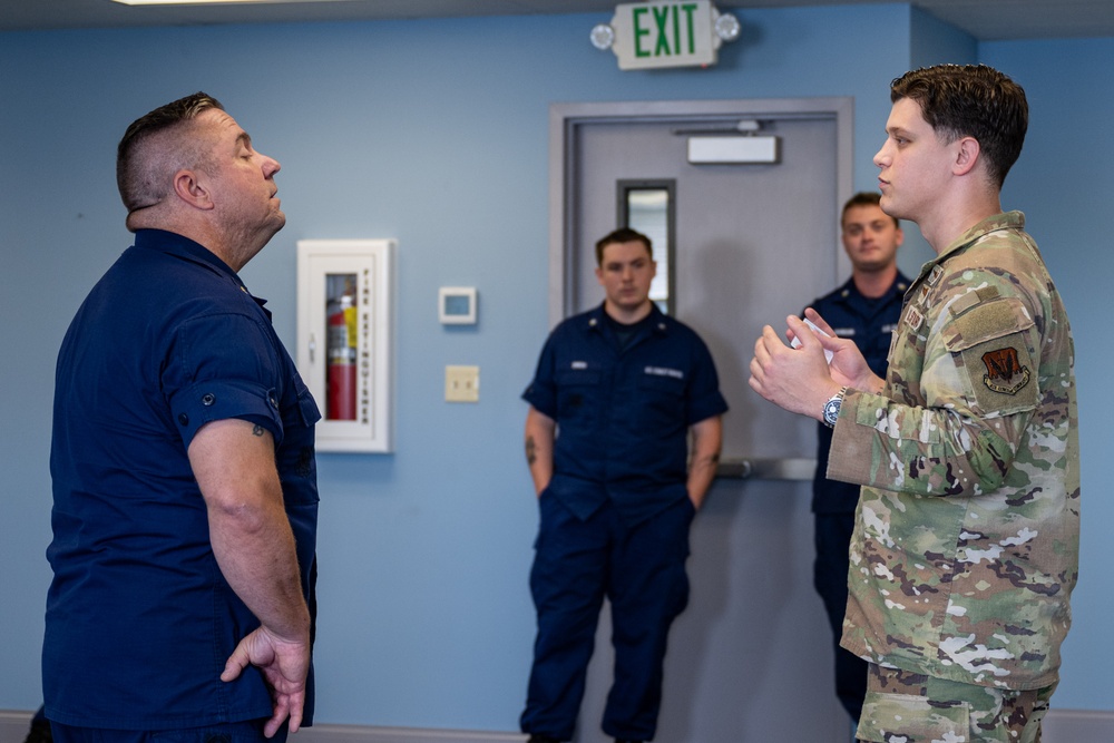 Scott Airmen attend Coast Guard leadership course, strengthening joint-service development