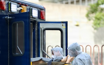 33rd WMD-CST Joins MedStar Health SiTEL for Emergency Medical Training