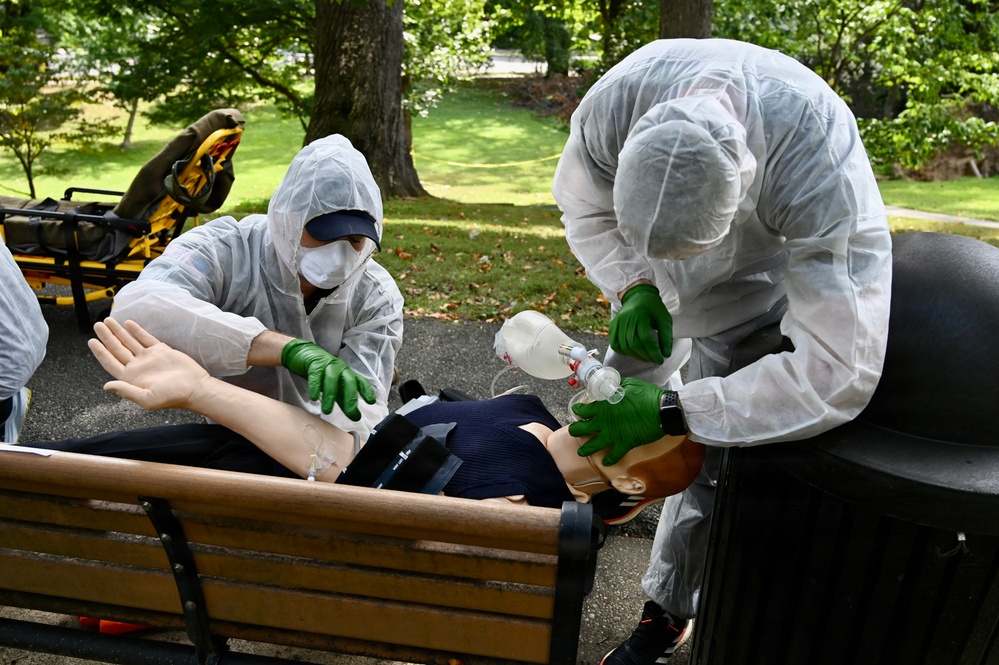 33rd WMD-CST Joins MedStat Health SiTEL for Emergency Medical Training