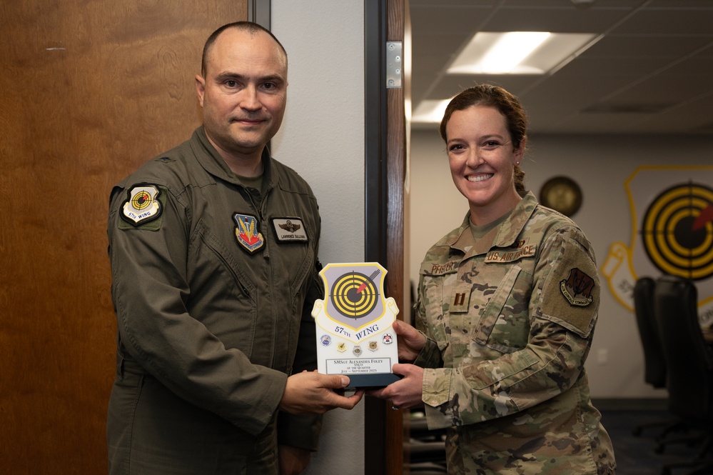 57th Wing quarterly awards