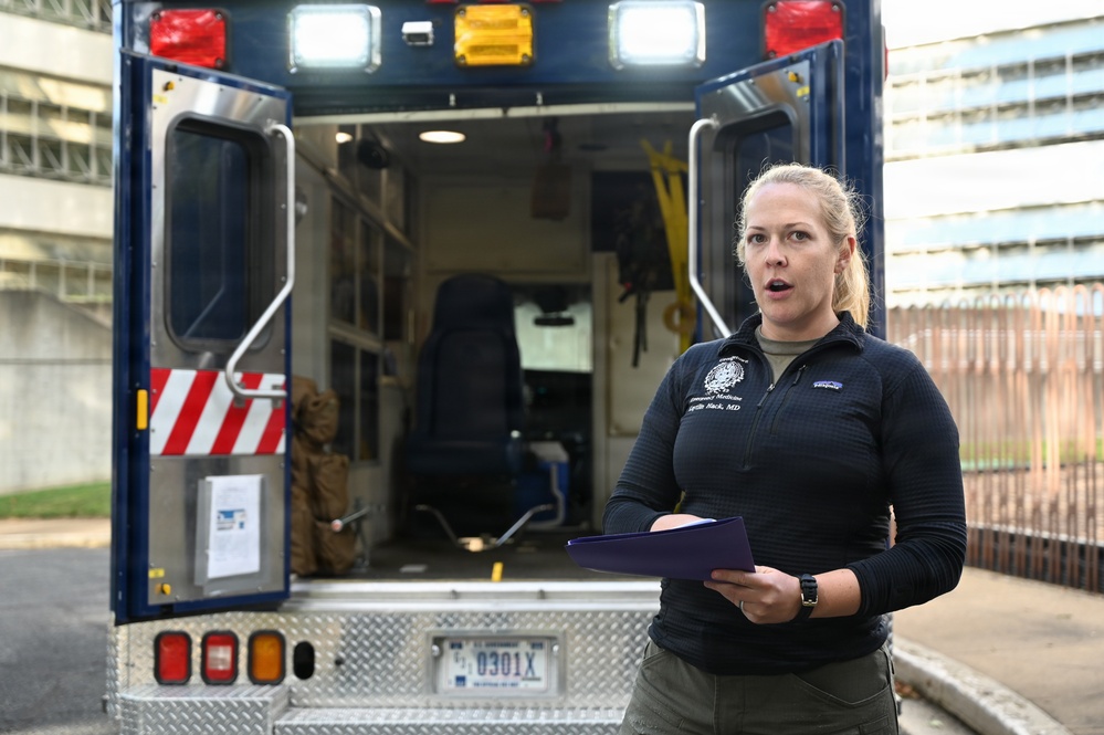 33rd WMD-CST Joins MedStar Health SiTEL for Emergency Medical Training