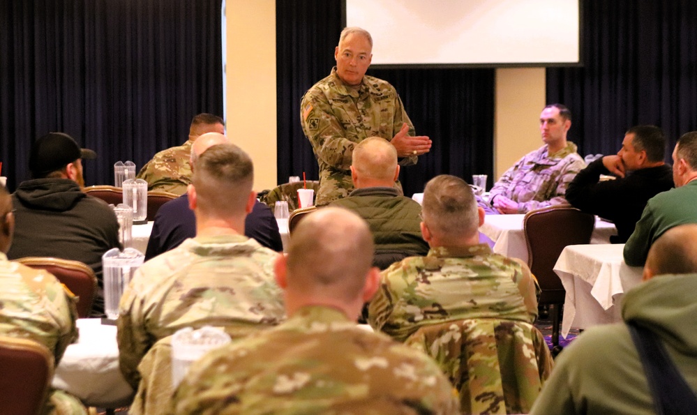 88th Readiness Division commanding general gives lunch, learn presentation at Fort McCoy