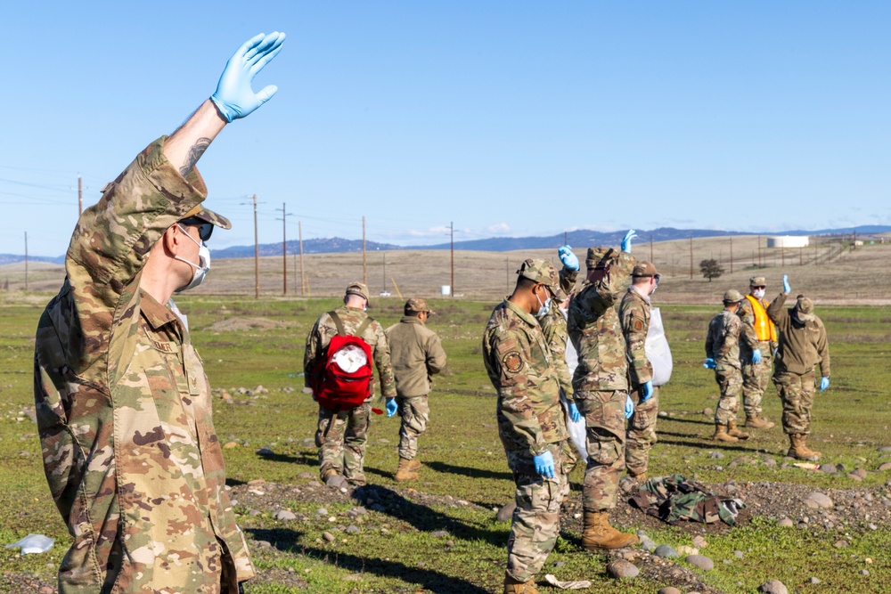 22 CABS exercise on Beale AFB