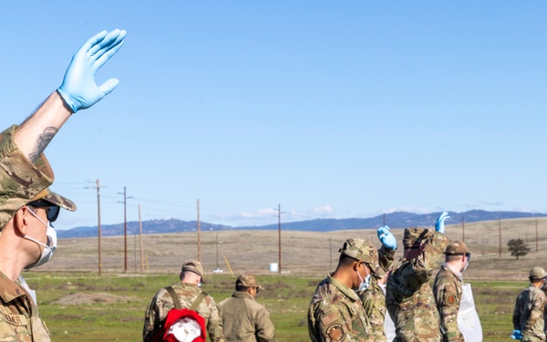 22 CABS exercise on Beale AFB