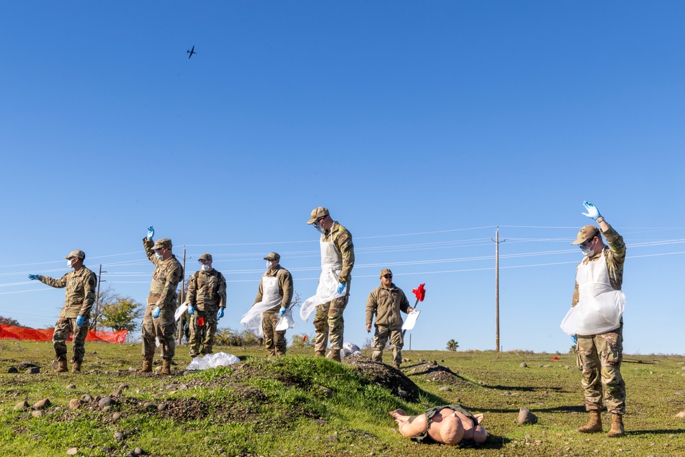 22 CABS exercise on Beale AFB