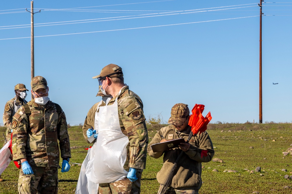 22 CABS exercise on Beale AFB