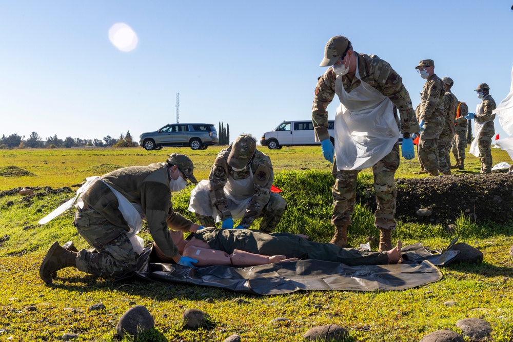 22 CABS exercise on Beale AFB