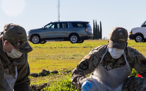 22 CABS exercise on Beale AFB