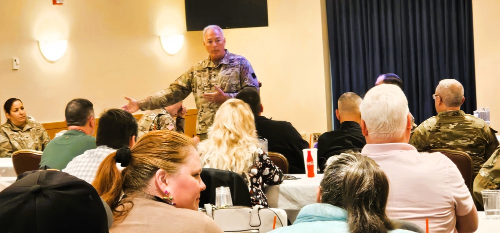 88th Readiness Division commanding general gives lunch, learn presentation at Fort McCoy