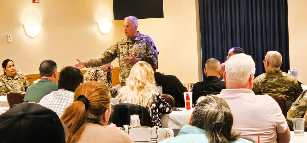 88th Readiness Division commanding general gives lunch, learn presentation at Fort McCoy