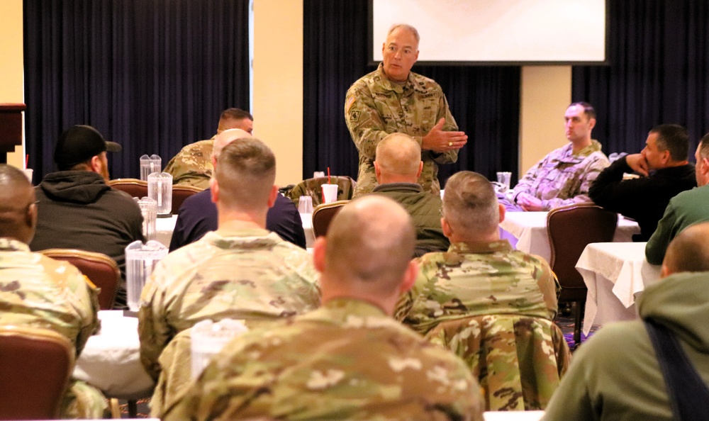 88th Readiness Division commanding general gives lunch, learn presentation at Fort McCoy