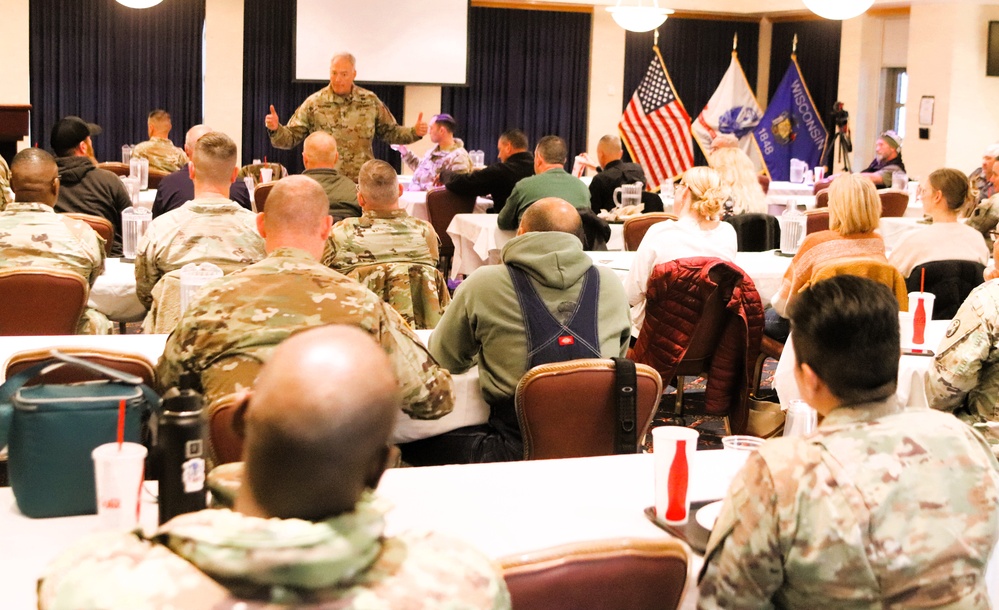 88th Readiness Division commanding general gives lunch, learn presentation at Fort McCoy
