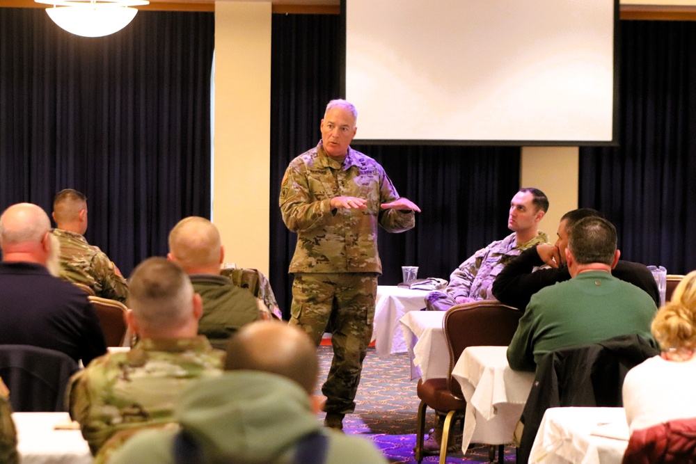 88th Readiness Division commanding general gives lunch, learn presentation at Fort McCoy