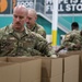 Guard Helps at Food banks