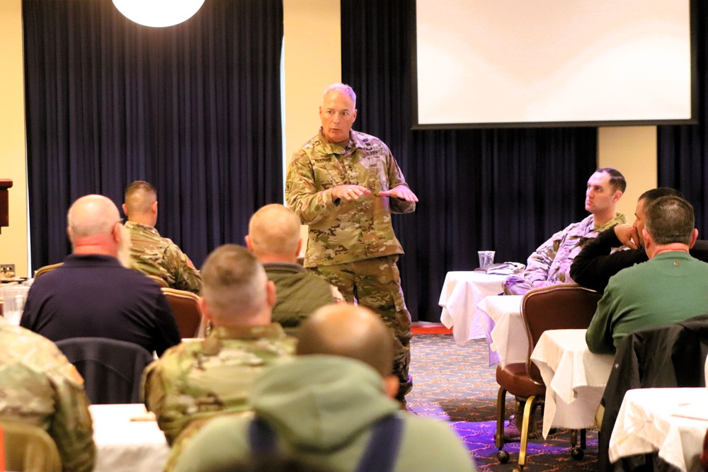 88th Readiness Division commanding general gives lunch, learn presentation at Fort McCoy