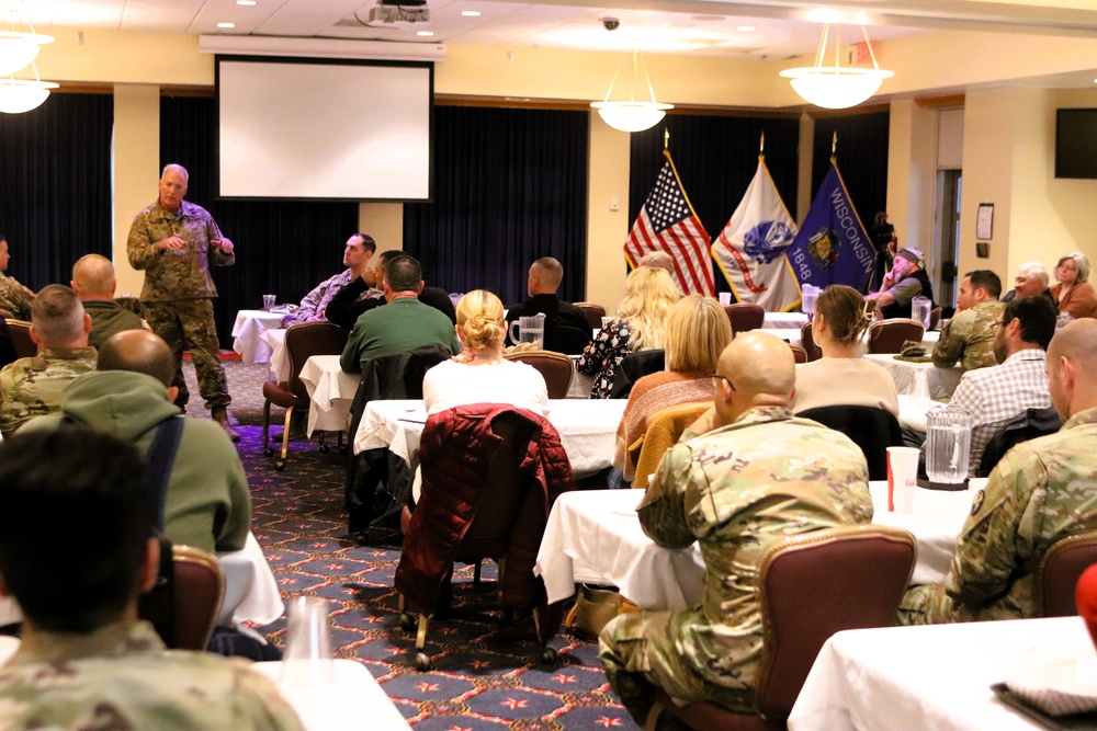 88th Readiness Division commanding general gives lunch, learn presentation at Fort McCoy