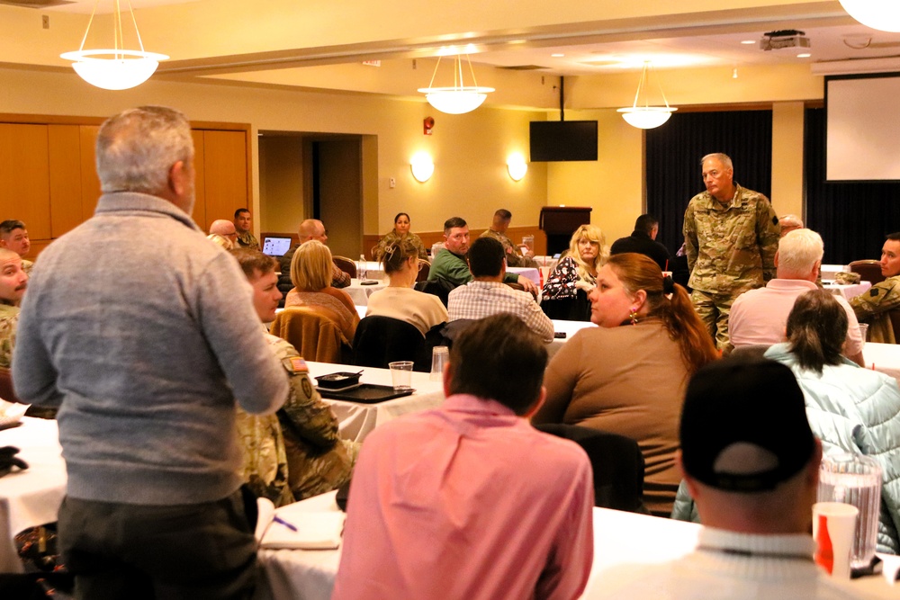 88th Readiness Division commanding general gives lunch, learn presentation at Fort McCoy
