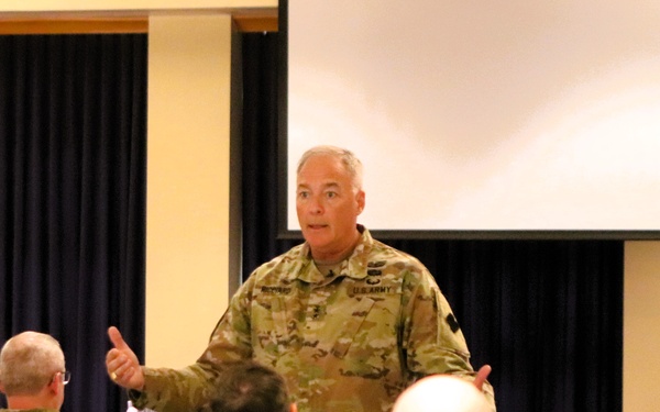 88th Readiness Division commanding general gives lunch, learn presentation at Fort McCoy