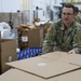 Guard Helps at Food banks
