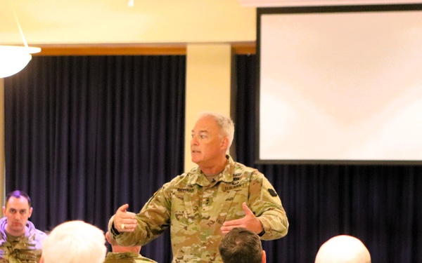 88th Readiness Division commanding general gives lunch, learn presentation at Fort McCoy