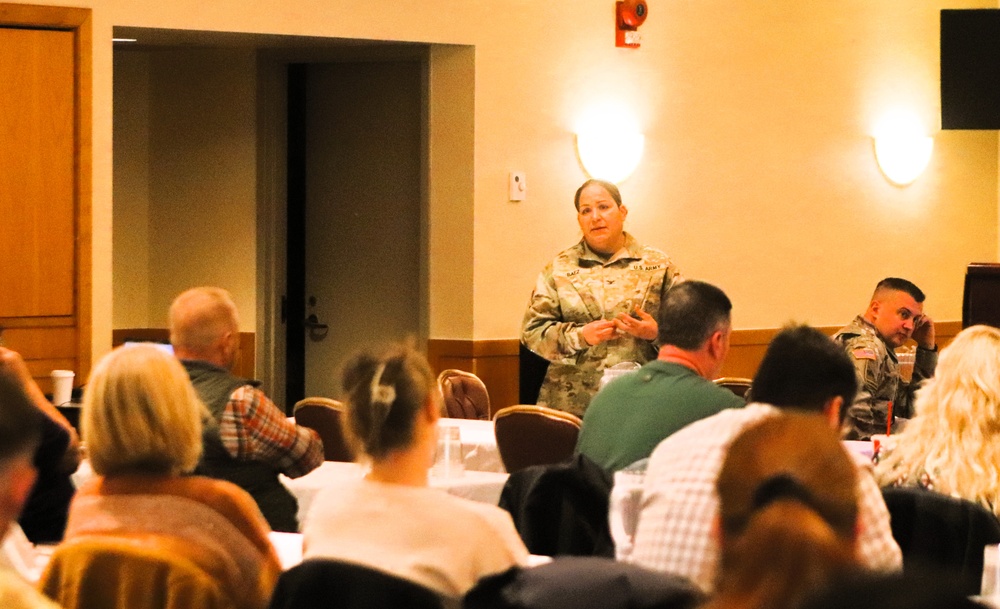88th Readiness Division commanding general gives lunch, learn presentation at Fort McCoy