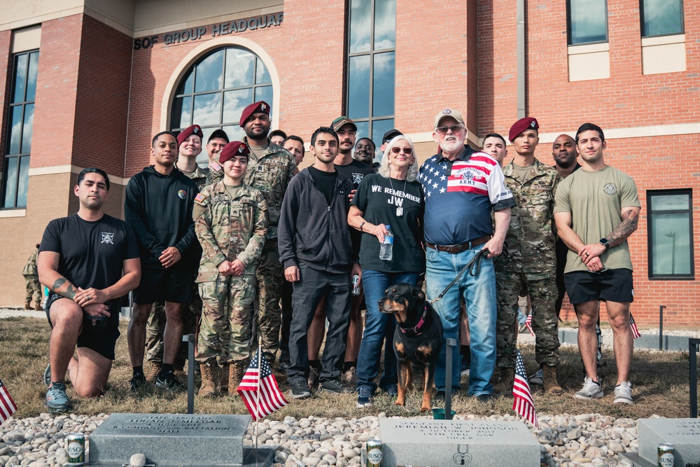 3rd SFG(A) Pays Tribute During Memorial Walk Rededication