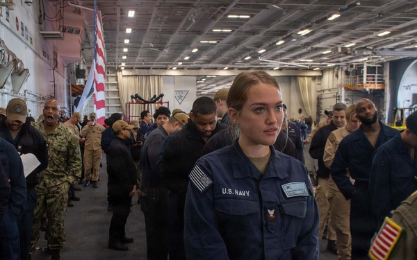 U.S. Navy Sailors Enroll in Southwest Inbound Fast Traffic (SWIFT) lane