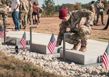 3rd SFG(A) Pays Tribute During Memorial Walk Rededication